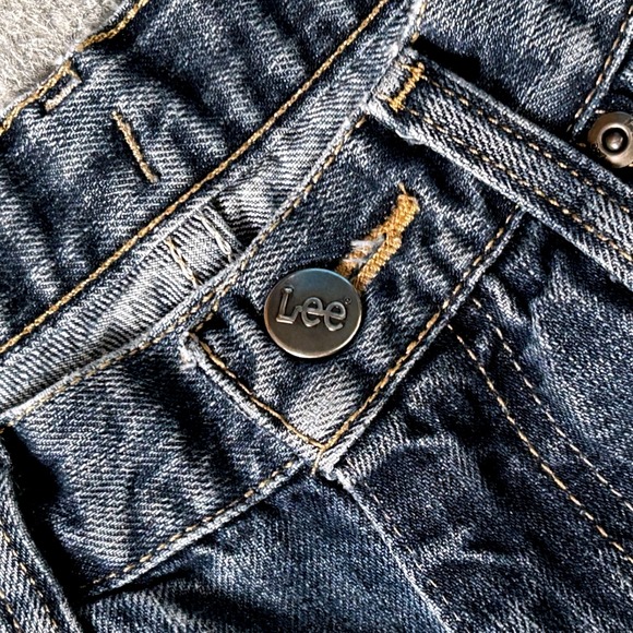 VTG Lee Relaxed Fit Straight Leg Jeans Women's Sizr 18 R Denim Casual Y2K 90's - Picture 3 of 11